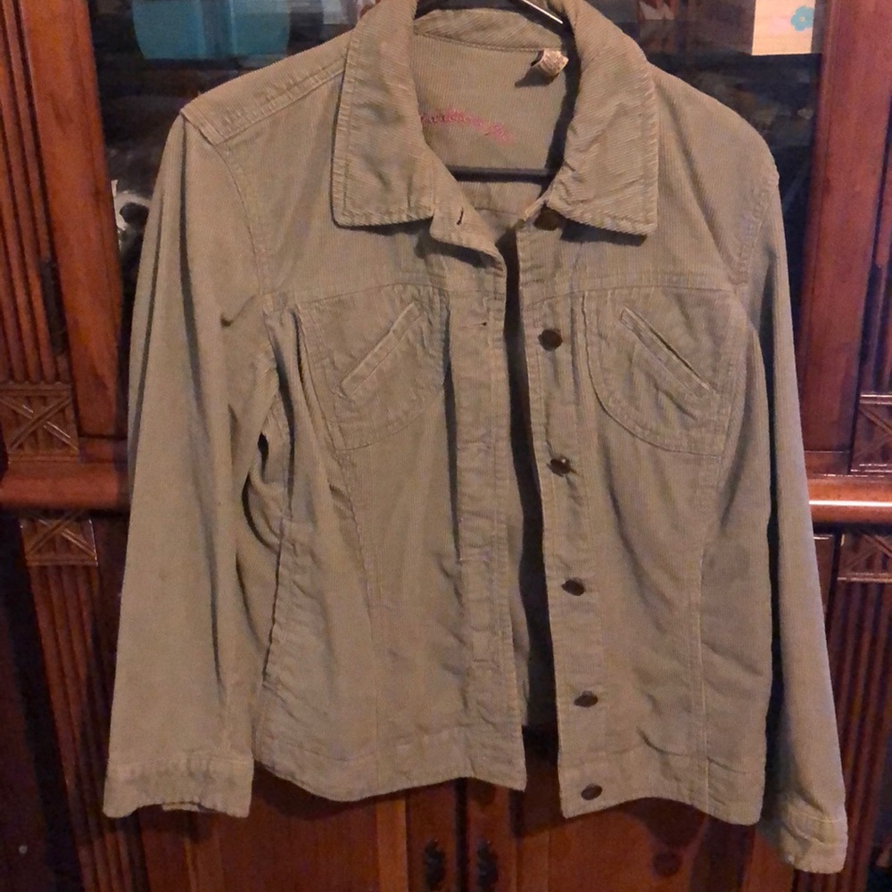 Corduroy jacket.